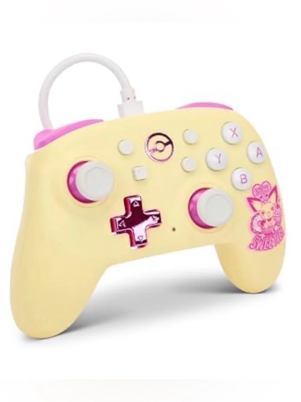 PowerA Pokémon Pastel Sweet Pikachu Switch Case, Joycon & Wired Controller Set